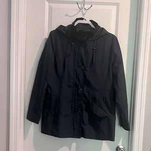 Hooded Rain Resistant Jacket